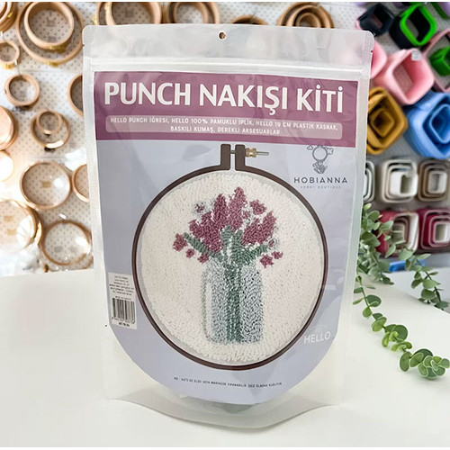 Tuva Punch Nakışı Kiti - Lavantalar