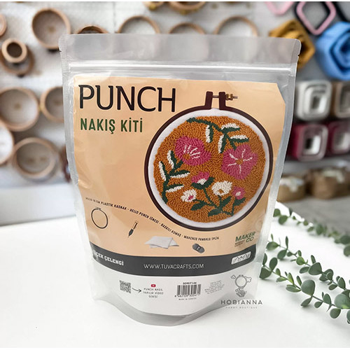 Tuva Punch Nakışı Kiti - Çiçekler