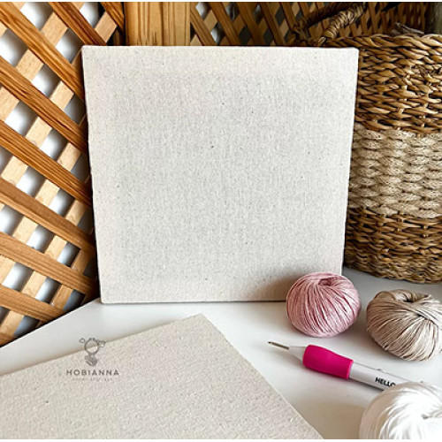 Punch ve Nakış Tuvali (Hobianna Panç & Dekoratif Nakış Kumaşı) 25x25cm